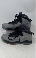 Load image into Gallery viewer, Nike Boys Air Jordan 10 Retro 310806-023 Gray Black Basketball Shoes Size 5Y