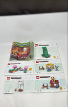 Load image into Gallery viewer, Lot Of 6 Pcs Lego Assorted Multicolor Various Minecraft Instruction Manuals