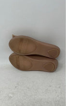 Load image into Gallery viewer, Mini Melissa UltraGirl Girls Beige Round Toe Slip-On Butterfly Ballet Flats Sz 1