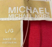 Load image into Gallery viewer, Michael Kors Womens Pink Short Sleeve Round Neck Pullover T-Shirt Size L/G