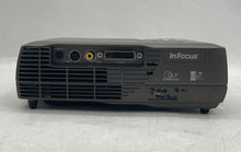 Load image into Gallery viewer, InFocus Gray Portable Mobile DLP Video Projector Model LP70+ In Case Untested