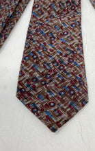 Load image into Gallery viewer, Valentino Cravatte Mens Multicolor Printed Keeper Loop Designer Tie