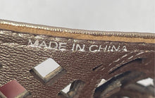 Load image into Gallery viewer, Authentic Tory Burch Womens Brown Espadrille Wedge Slide Sandals Sz 7.5 Stained