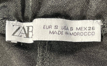 Load image into Gallery viewer, Zara Womens Black Pockets Elastic Waist Cargo Pants Size Small