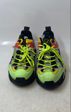 Load image into Gallery viewer, Javi Mens Dominance Green Red Lace-Up Low Top Designer Sneaker Shoes Size 9