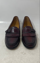 Load image into Gallery viewer, Cole Haan Mens Pinch Buckle Kiltie Brown Leather Loafer Dress Shoes Size 9.5