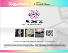 Load image into Gallery viewer, Authentic Bulova Women's Gold-Tone Silver-Tone Watch