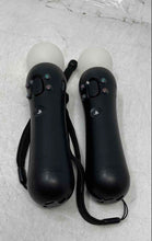 Load image into Gallery viewer, Set Of 2 Sony CECH-ZCM2U Black Motion Controllers For PlayStation 4 Not Tested