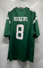 Load image into Gallery viewer, Nike Mens Green New York Jets Aaron Rodgers #8 NFL Football Jersey Size XL