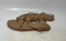 Load image into Gallery viewer, Michael By Michael Shannon Womens Beige Leather Strappy Sandals Size 9