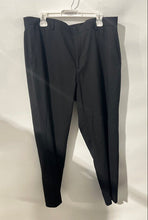 Load image into Gallery viewer, Calvin Klein Mens Black Flat Front Slash Pockets Stretch Dress Pants Size 38x29