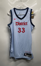 Load image into Gallery viewer, Nike Mens Blue NBA Washington Wizards Kyle Kuzma #33 City Edition Jersey Size S
