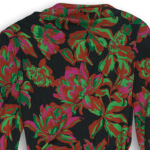 Load image into Gallery viewer, Zara Womens Black Multicolor Floral Dress Size L