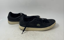 Load image into Gallery viewer, Lacoste Mens Carnaby Evo Black Leather Low Top Lace-Up Sneaker Shoes Size 10