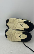 Load image into Gallery viewer, Nike Boys Air Jordan 4 RM FQ7936-006 Black Green Leather Sneakers Shoes Size 11C
