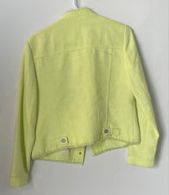 Load image into Gallery viewer, Banana Republic Womens Neon Long Sleeve Front Button Jacket Size 10