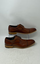 Load image into Gallery viewer, Stacy Adams Mens Dickinson Brown Leather Cap Toe Oxford Dress Shoes Size 10.5M