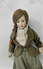Load image into Gallery viewer, Vintage Franklin Mint Heirloom Cecily Of Virginia Victorian Porcelain Doll