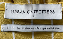 Load image into Gallery viewer, Urban Outfitters Womens Yellow Striped Deep V-Neck Button Front Sundress Sz S-P