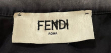 Load image into Gallery viewer, Authentic Fendi Womens Black Cotton Long Sleeve Button-Up Shirt Size EUR 38 US 2