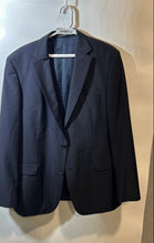 Load image into Gallery viewer, Hugo Boss Mens Dark Blue Long Sleeve Notch Lapel Two-Button Blazer Size 44L