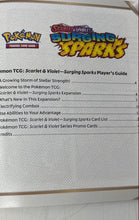 Load image into Gallery viewer, Pokémon TCG Scarlet & Violet Surging Sparks Player's Guides Booklets Set 10 Pcs