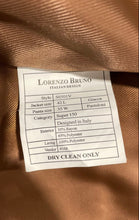Load image into Gallery viewer, Lorenzo Bruno Mens Brown Sleeveless Pockets Button Front Vest Size 42L
