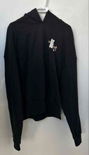 Load image into Gallery viewer, Free AF Mens Black Graphic Print Long Sleeve Pullover Hoodie Size Large