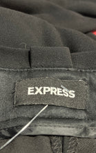 Load image into Gallery viewer, Express Womens Black Pockets Waist Tie High Rise Casual Ankle Pants Size 2R