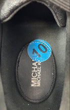 Load image into Gallery viewer, Michael Kors Mens Black Signature Print Lace-Up Sneakers Shoes Size 10