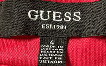 Load image into Gallery viewer, Guess Womens Fuchsia Off-The-Shoulder Back-Zip Sheath Dress Size 4