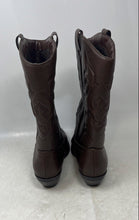 Load image into Gallery viewer, Soda Womens Brown Faux Leather Pointed Toe Mid-Calf Western Boots Size 8.5