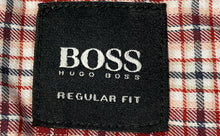 Load image into Gallery viewer, Hugo Boss Mens Purple Checked Long Sleeve Button-Up Shirt Size 2XL