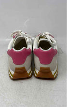 Load image into Gallery viewer, Lacoste Womens L-Spin 0922 4 White Pink Leather Lace-Up Sneakers Shoes Size 9