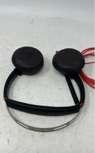 Load image into Gallery viewer, Poly 5200 USB-C Red Black Portable Wired Headset With Case Untested