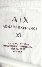 Load image into Gallery viewer, Armani Exchange Womens White Short Sleeve Crew Neck Pullover T-Shirt Size XL