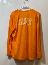Load image into Gallery viewer, Nike Womens Orange Junior Miami Dolphins Long Sleeve Pullover T-Shirt Size XL