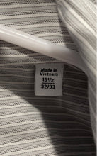 Load image into Gallery viewer, Calvin Klein Mens White Gray Shirt Size 15 1/2