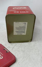 Load image into Gallery viewer, Vintage Coca-Cola Collectible Advertising Drink In Bottles Ice Cold Tin Box