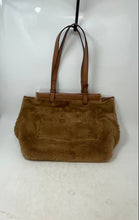 Load image into Gallery viewer, Calvin Klein Womens Brown Inner Pockets Double Handle Shoulder Tote Bag