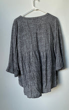 Load image into Gallery viewer, JNY Jones New York Womens Gray 3/4 Sleeve Button Front Blouse Top Size 1X