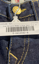 Load image into Gallery viewer, True Religion Womens Blue Denim Medium Wash Straight Leg Jeans Size 30
