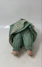 Load image into Gallery viewer, Antique Ceramic Decor Classic Green Floral Dress Collectible Doll