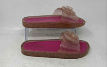 Load image into Gallery viewer, Kate Spade New York Womens Splash Pink Glitter Slide Sandals With Flower Size 9
