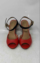 Load image into Gallery viewer, Tabita Womens Multicolor Peep Toe Block Heel Ankle Strap Heels Size 6
