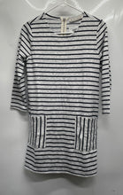 Load image into Gallery viewer, Abercrombie & Fitch Womens Gray Black 3/4 Sleeve Shift Dress Size XS