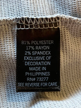 Load image into Gallery viewer, Authentic Simply Vera Vera Wang Womens Gray Long Sleeve Sweater Size M