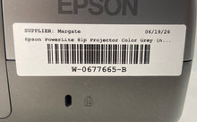 Load image into Gallery viewer, Epson Powerlite EMP-821 Gray Multimedia Desktop LCD Projector Not Tested