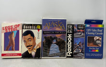 Load image into Gallery viewer, Lot Of 5 Pcs Mixed Variety Various Genres Movies And Shows VHS Tapes