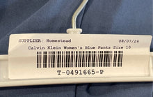 Load image into Gallery viewer, Calvin Klein Womens Blue Flat Front Pockets Skinny Leg Dress Pants Size 10